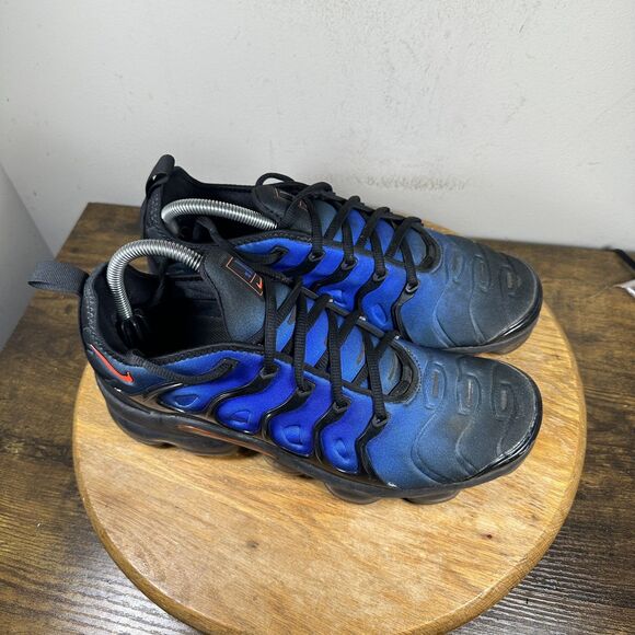 Nike Air Vapormax Plus Shoes Mens Size 9 Blue Black Running Sneakers DO6679-001 - Picture 1 of 8